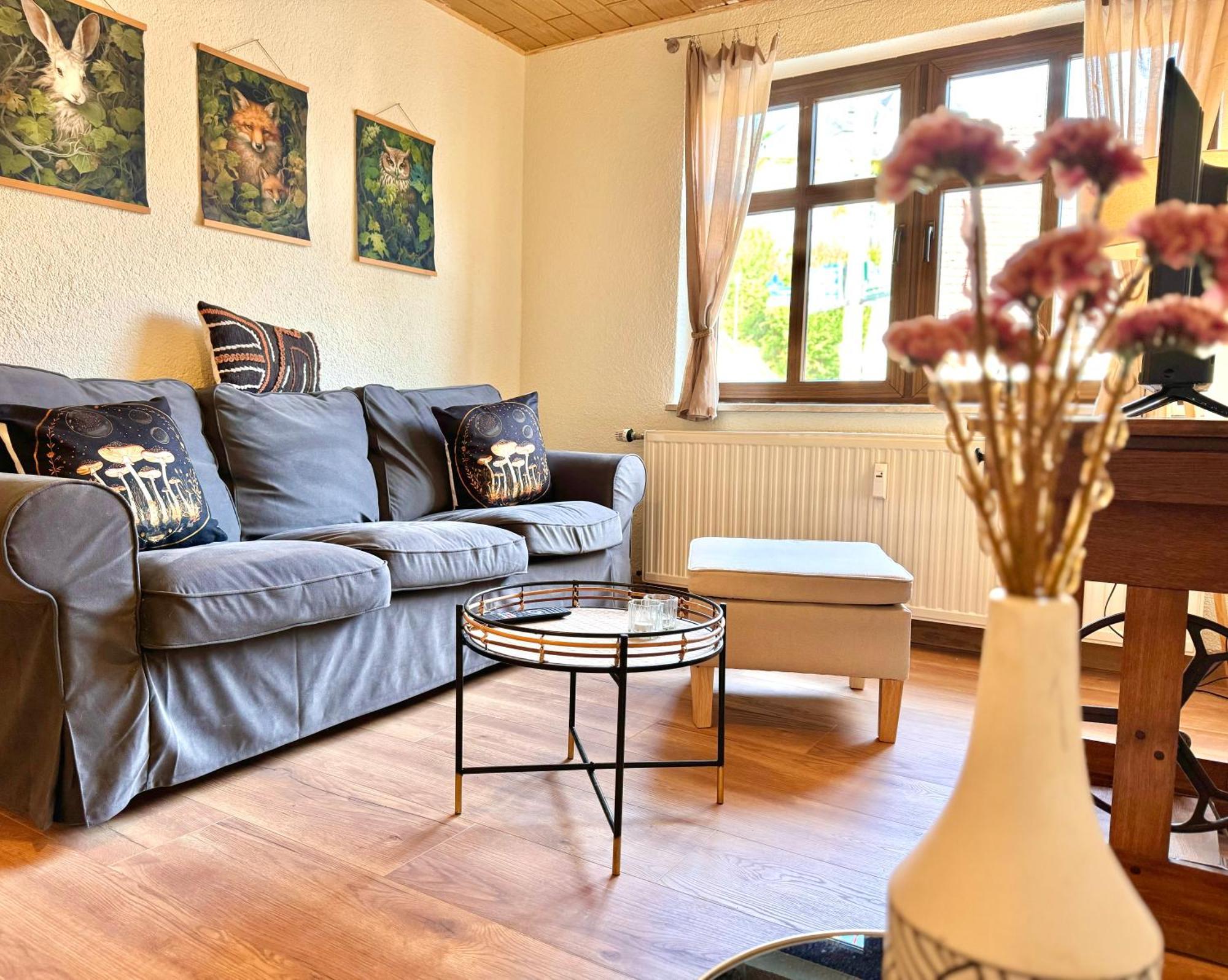 Ferienwohnung Nahe Schloss Kuckuckstein,Infrarotsauna, Hunde Liebstadt Ngoại thất bức ảnh